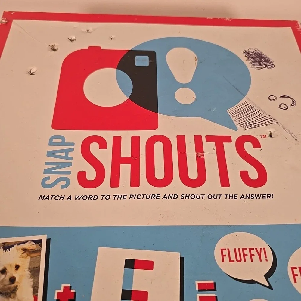 SNAPSHOUTS Very Verbal Party Game 8+, 3-6 Players‎ Word Picture Match